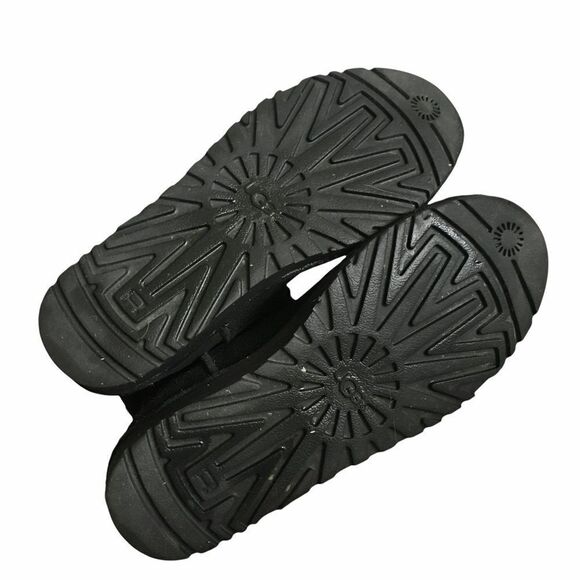 Ugg Women’s Classic Mini Perf Black Suede Ankle Boots 8 - Picture 8 of 14